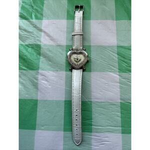 Lure Silver Tone Heart Shaped Dial Women’s Quartz Watch